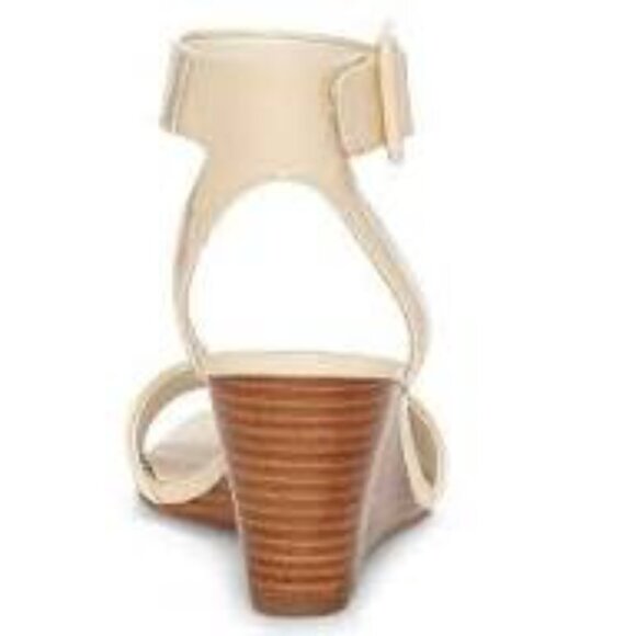 Louise et Cie Punya Beige Wedge Sandal - Picture 2 of 10